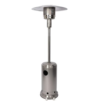 Boutique Silver Outdoor Patio Heater (2)