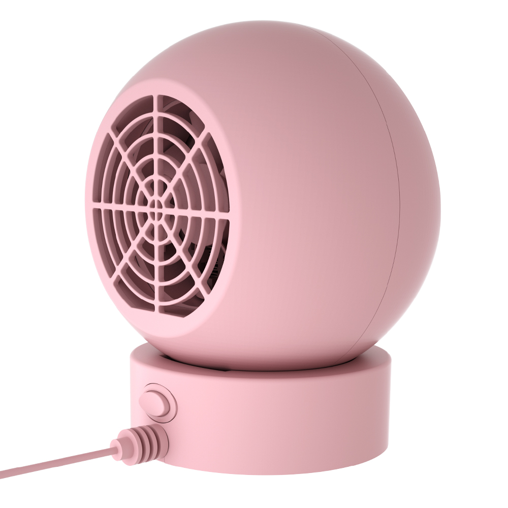 Pink indoor use ceramic heater
