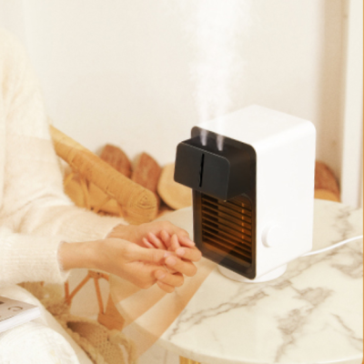 Portable heater in white multifunctional design (4)
